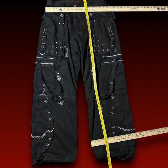 Mens / Unisex Tripp NYC Pants Sz L Black Excellent Condition - Picture 2 of 14
